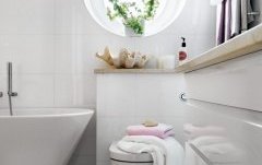 Маленькая ванная комната - стильный дизайн